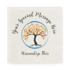 Tree of Life in a Blue Circle Survivor Party