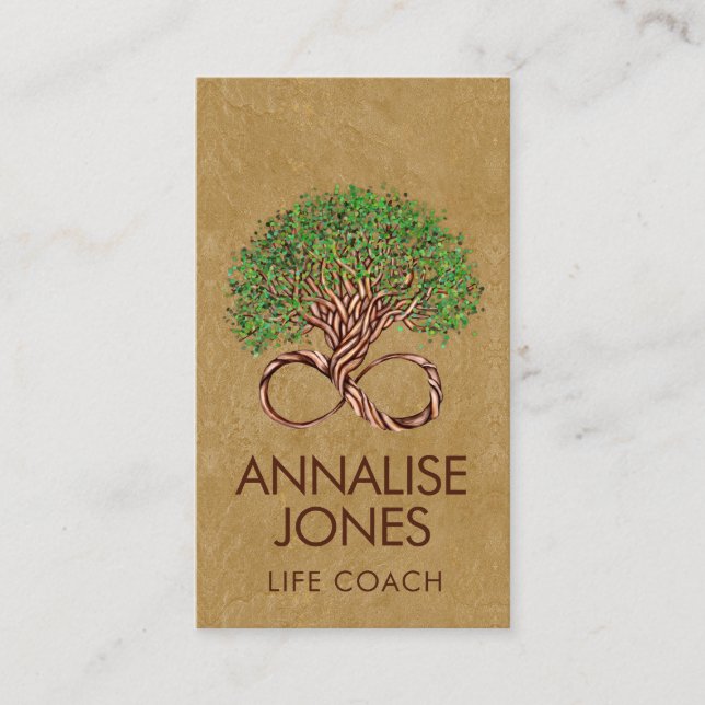 Tree of Life - Infinity Business Card (Front)