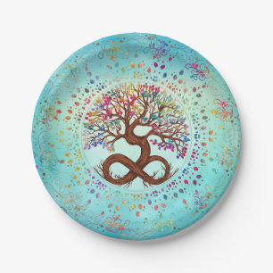 Tree of Life - Infinity Paper Plate