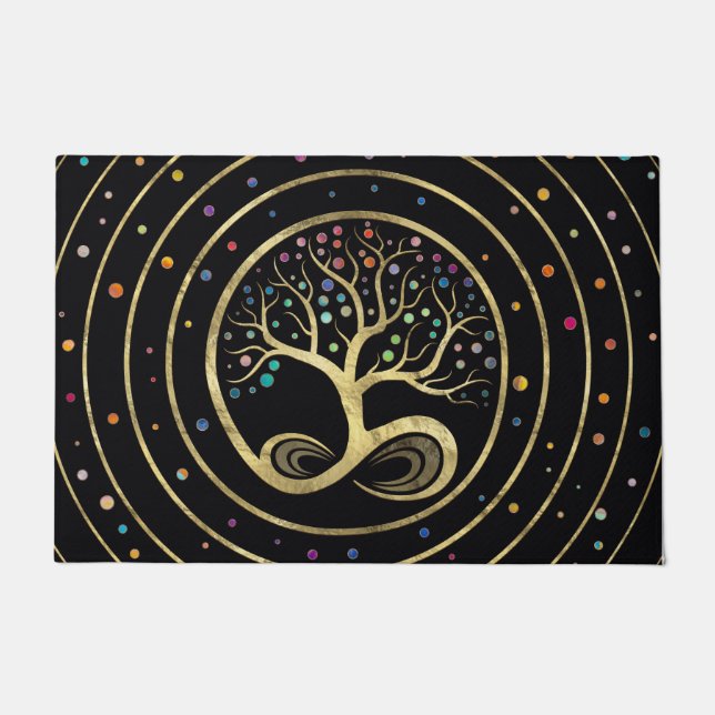 Tree of Life - Infinity Spiral Doormat (Front)