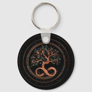 Tree of Life - Infinity Spiral Keychain