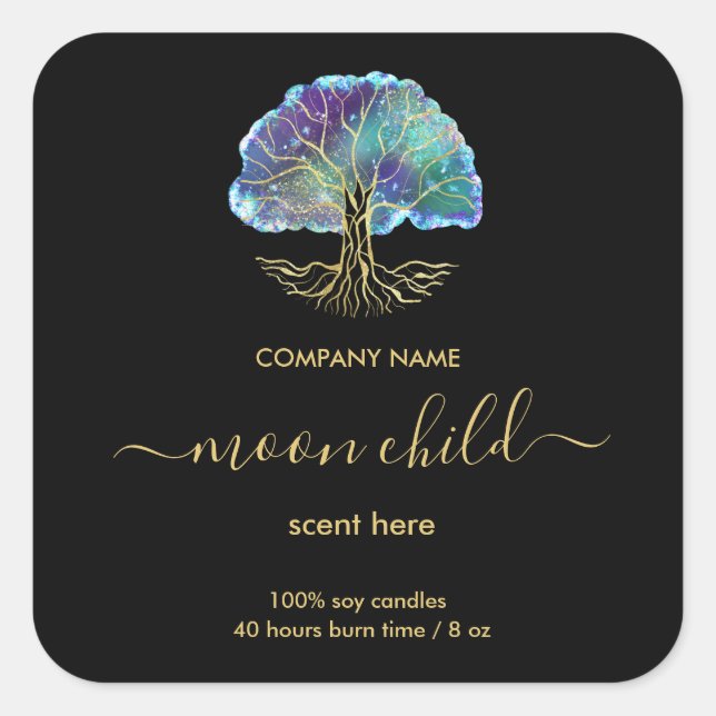 Tree of Life Intension Celestial jar label (Front)