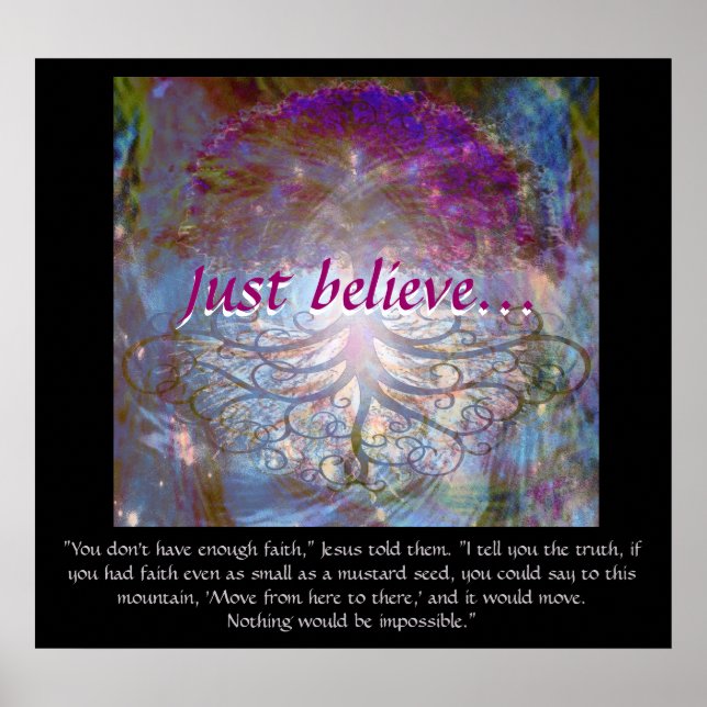 Tree of Life Just Believe Poster (Front)