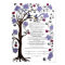 Tree of Life Ketubah & pomegranates, portrait (hw)