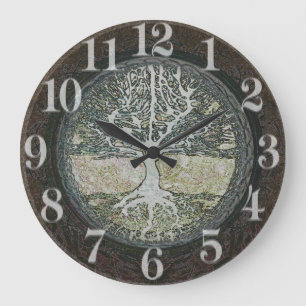 Tree of Life Large Clock