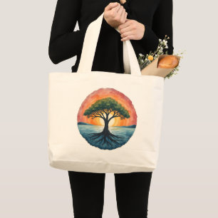 TREE OF LIFE  LARGE TOTE BAG