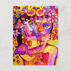Tree Of Life Lovers Postcard