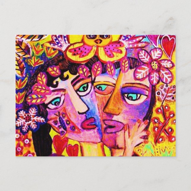 Tree Of Life Lovers Postcard (Front)