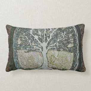 Tree of Life Lumbar Pillow