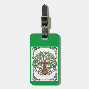 Tree of Life Mandalla one of a kind Luggage Tag
