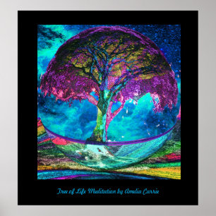 Tree of Life Meditation Poster