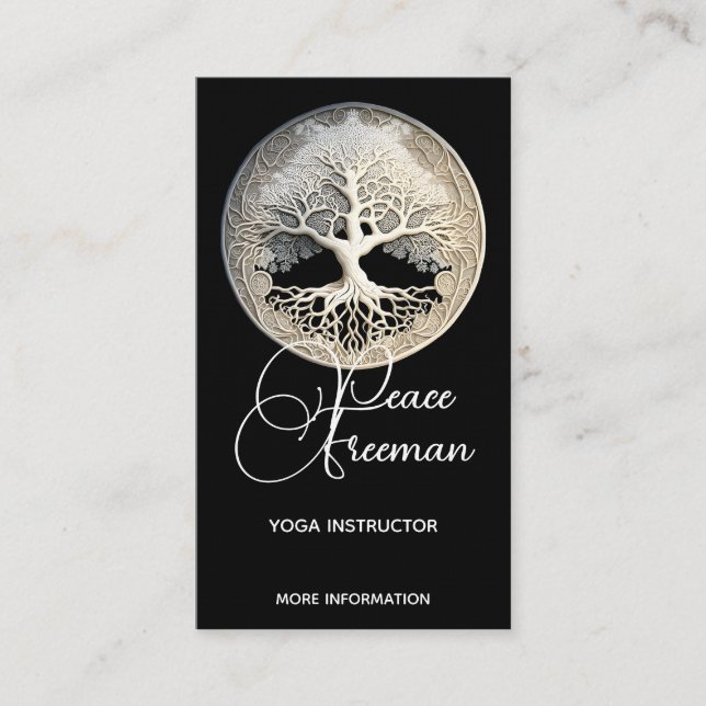 Tree of Life | Modern Business Card (Front)