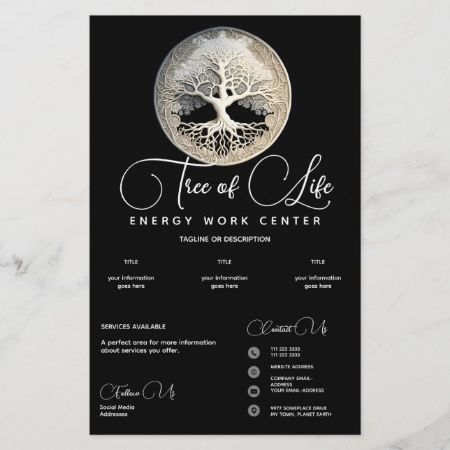 Tree of Life | Modern Flyer (Front)