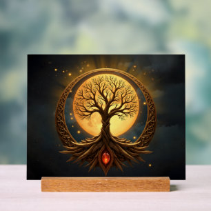 Tree of Life – Moonlit Enlightenment Acrylic Sign