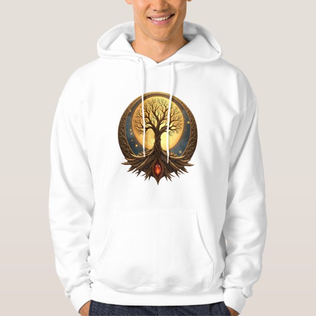 Tree of Life – Moonlit Enlightenment Hoodie (Front)