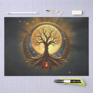 Tree of Life – Moonlit Enlightenment  Tissue Paper