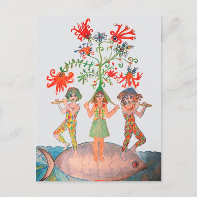 Tree of Life Motif Postcard (Front)