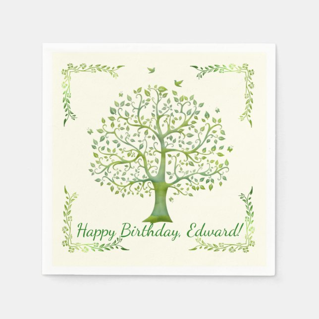 Tree of Life Napkin (Front)