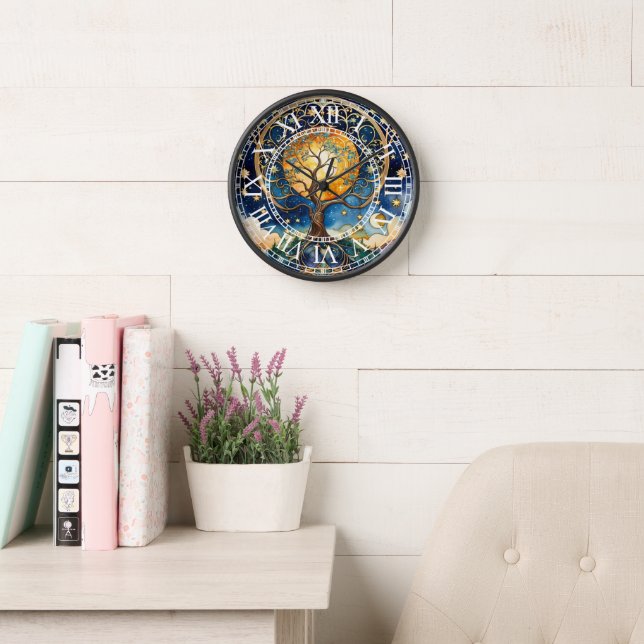 tree of life - nouveau clock (Reading Room)