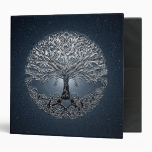 Tree of Life Nova Blue is a silvery looking tress Binder