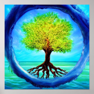 Tree of Life Ocean Portal Poster