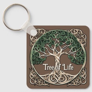 Tree of Life Paper Quilling Keychain