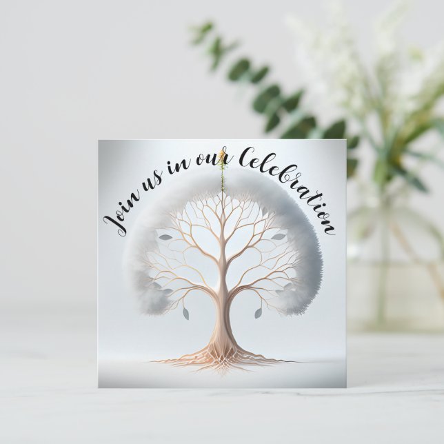 Tree of Life Party Invitation (Standing Front)
