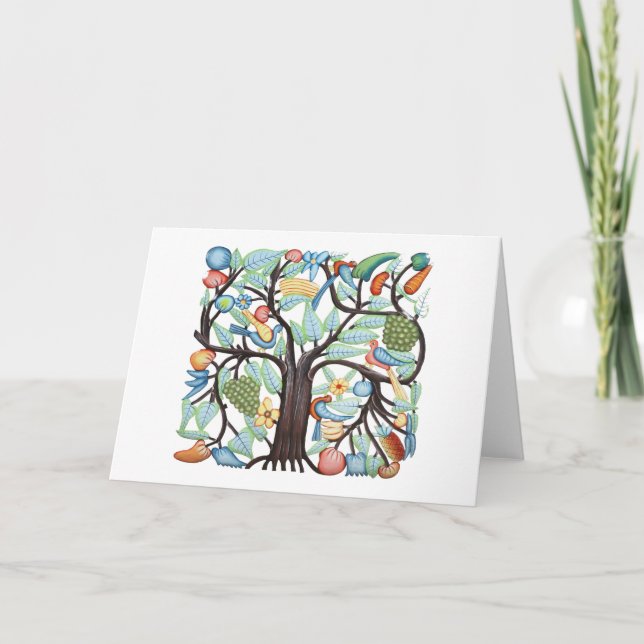 Tree of Life - pastel Card (Front)