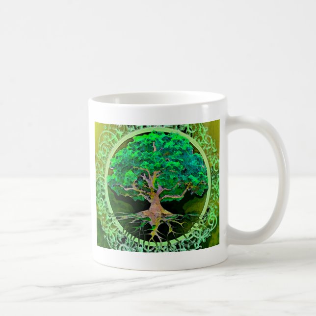 Tree of Life Patience Coffee Mug (Right)