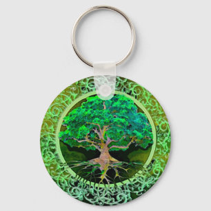 Tree of Life Patience Keychain