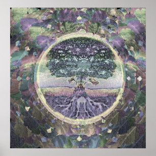 Tree of Life Peaceful Faith Poster