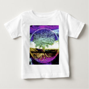 Tree of Life Peaceful Living Baby T-Shirt