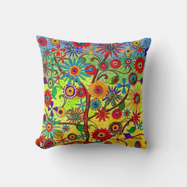 Tree of Life-pillow Throw Pillow (Front)