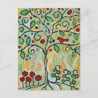tree of life postcard