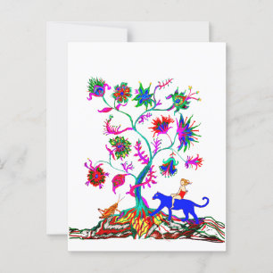 Tree of life postcard