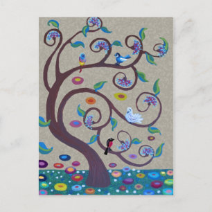 Tree of life postcard