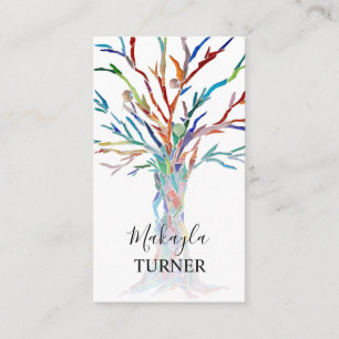 Tree Of Life QR Code Business Card