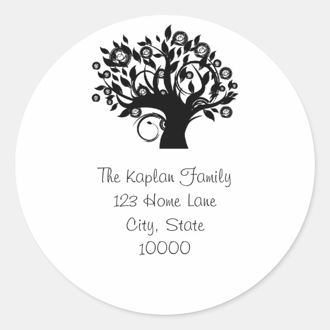 Tree of Life Return Address Envelope Seal (Front)