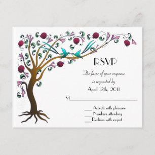 tree of life RSVP Card