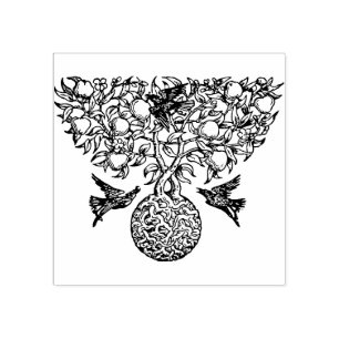 Tree of life rubber stamp
