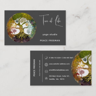 Tree of Life   Seasons Business Card