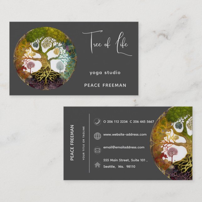 Tree of Life | Seasons Business Card (Front/Back)