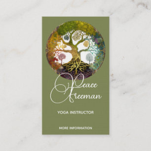Tree of Life   Seasons Business Card