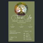 Tree of Life | Seasons Flyer<br><div class="desc">Tree of life,  a stylize symbol merging the sacred and the science of environmental harmony.  Hope you like it :-)  thanks so much for looking,  Margaret ❤️ ... ... ..  #TreeofLife #yogainstructor #massagetherapist #mystical #newage #mandala# meditation #nature #counseling #environment, </div>