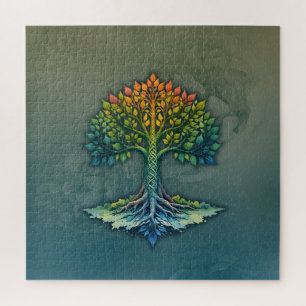 Tree of Life Shifting Dawn Jigsaw Puzzle