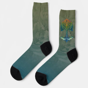 Tree of Life Shifting Dawn  Socks