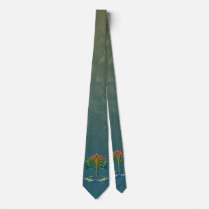 Tree of Life Shifting Dawn Tie