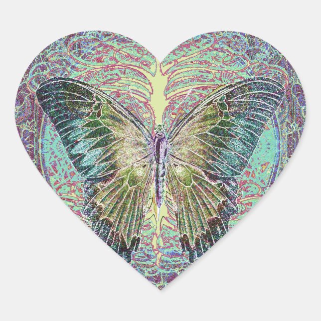 Tree of Life Shop Heart Sticker (Front)