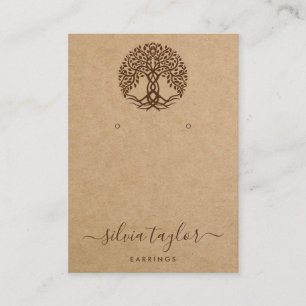 Tree of Life Spiritual Tree Organic Business Card