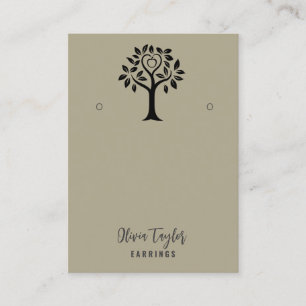 Tree of Life Spiritual Tree Organic Display Card
